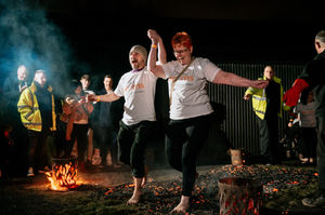 Firewalk at Black Country Living Museum in support of the Acorns Children's Hospice
