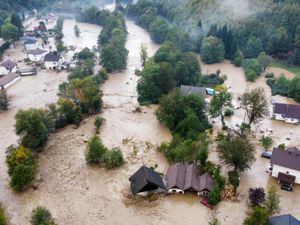 Supporting image for story: 16 people killed as rainstorm sparks heavy floods in large parts of Bosnia