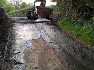 Supporting image for story: Explosion avoided as fire crews tackle tractor blaze near Cleobury Mortimer