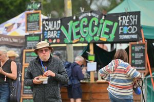 There is a delectable mix of food at this year's Shrewsbury Folk Festival, including veggie options