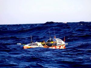 Supporting image for story: Emergency repair for Shrewsbury rower Kelda as finishing line nears