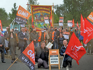 Supporting image for story: Telford GKN workers protest in pay dispute