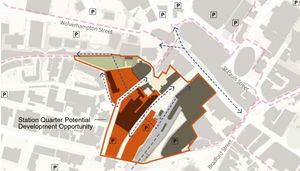 Opportunity areas outlined in the Walsall Town Centre Framework. Cabinet papers 10 December 2025
Credit: CBRE / ADP Architecture / Stantec
