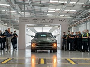 Supporting image for story: First Aston Martin DBX rolls off the production line