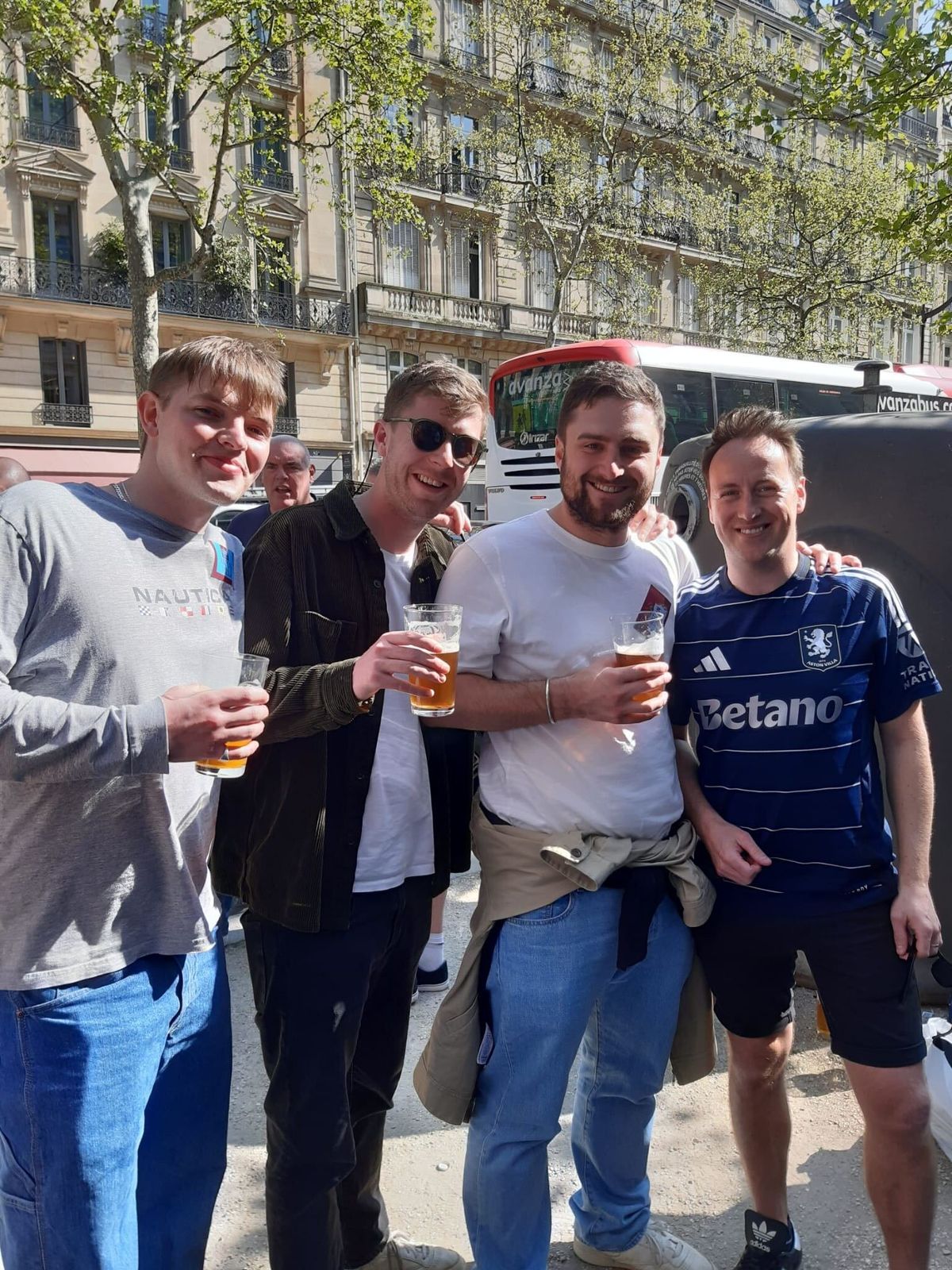 I think Paris has experienced us! - Villa fans soak up Champions League atmosphere
