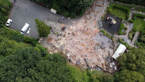 The Crooked House site in Himley 