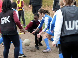Primary school kids from Telford had a netball tournament on top of the Wrekin for Sport Relief.