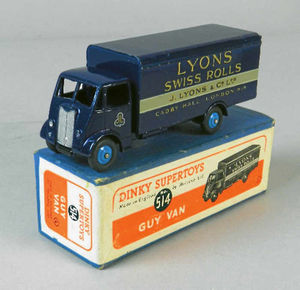 The Dinky lorry made £560