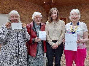 Supporting image for story: Ladies group hear 'anyone can draw - use a black pen!'