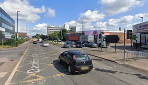 The Dartmouth Middleway junction, Birmingham. Taken from Google Maps.