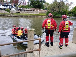 The crew from Blue Watch Shrewsbury led the training. Picture: Shropshire Fire and Rescue Service.