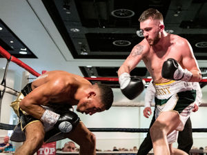 Supporting image for story: Danny Ball puts his title on the line in front of the TV cameras