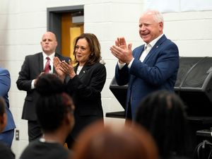 Supporting image for story: Harris and Walz to give first joint interview as part of election campaign