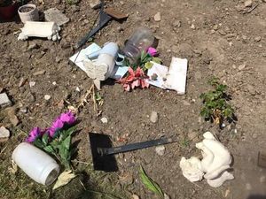 Supporting image for story: 'How disrespectful': Plaques found scattered at Rowley Regis crematorium