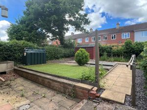 A spacious rear garden at the semi-detached home in Cleobury Mortimer that will be sold at auction on July 10 with a guide price of £60,000. Picture: Rightmove/Bond Wolfe. 