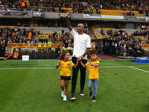 Supporting image for story: Ex-Wolves keeper Carl Ikeme all smiles during trip to Molineux - with VIDEO and PICTURES