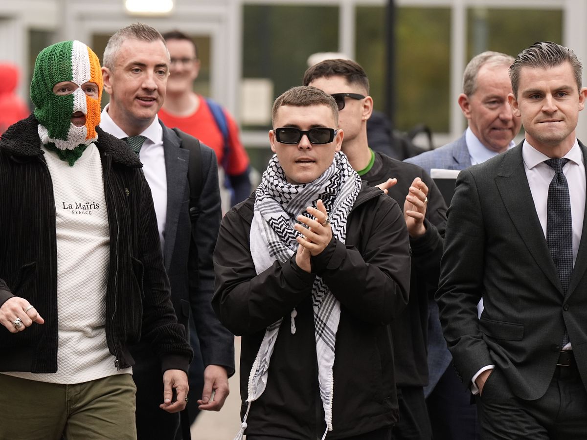 Kneecap &lsquo;will not be silent&rsquo; over appeal against decision to end terror case