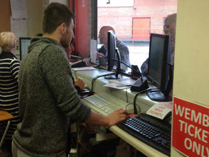 Supporting image for story: Walsall's Michael Cain sells Wembley tickets