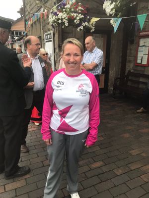 Baton-bearer Michelle Southall