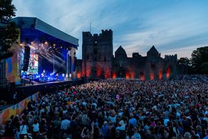 Thousands of fans watch Olly Murs at Ludlow Castle. Picture: Andy Hughes