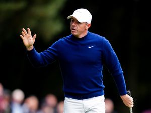 Supporting image for story: Rory McIlroy finds water on 18th to sit five shots off pace at PGA Championship