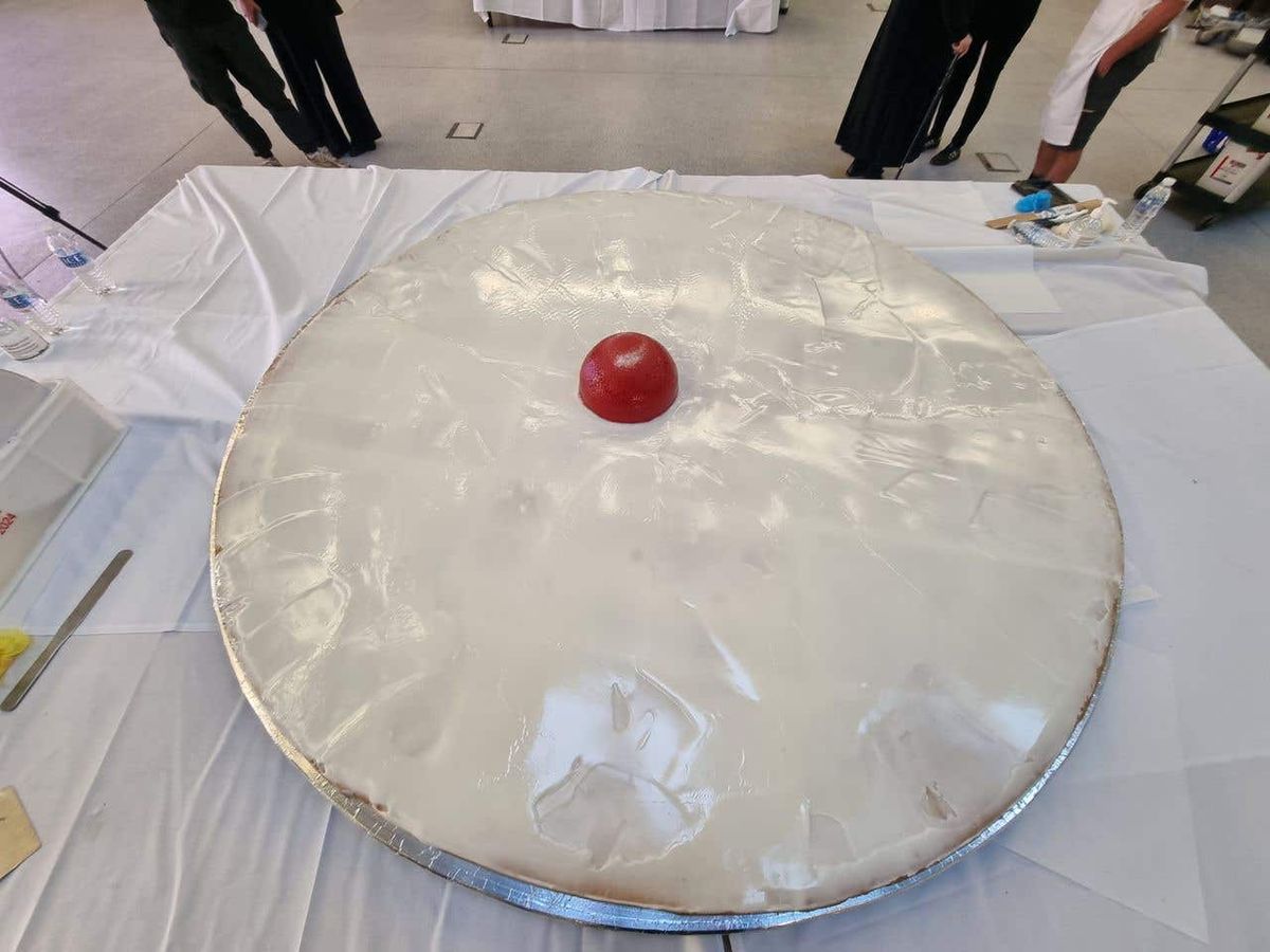 Sweet success! Bakers create largest-ever Empire biscuit to launch annual awards