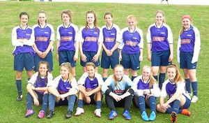 Gornal Ladies under-16s play in the Warwickshire League.