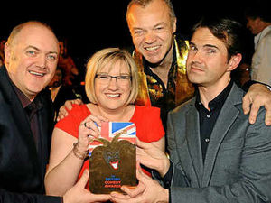 Supporting image for story: Rock with Laughter night stars win comedy awards
