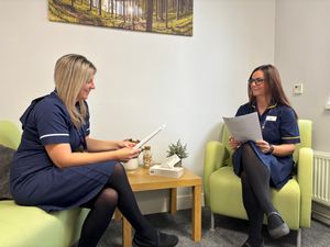 The pair who work at the Staffordshire hospice secured the rare double success in a competitive NIHR scheme and will soon be visiting the House of Lords.