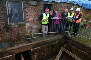 On the site: Andrew Wood, Lin Dalton, Janet Broxholme, David O'Neill, Roger Dalton and Peter Broxholme