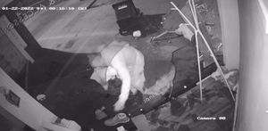 Morgan came back for shoes after tussling with the mannequin