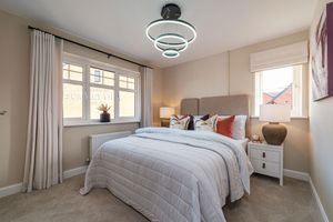 Bedroom of Scarlet View show home