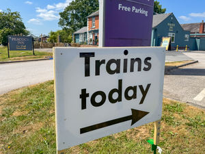 Publicity photo - Trains today sign on on Crewe Road