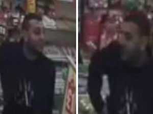 Supporting image for story: Caught on CCTV: Man sought after chip shop assault sparked by religion dispute