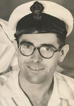 Joe Bullock in his naval days