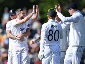 Supporting image for story: Chris Woakes puts England in total control with double strike