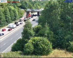 The view at Junction 4 currently. Picture: National Highways