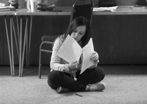 Rehearsal shots of cast for Reparation Island by the Driver Project and the Royal British Legion at the Birmingham Hippodrome