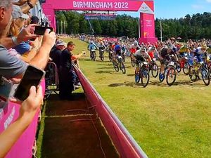 Supporting image for story: Watch: The atmosphere at the Cannock Chase mountain biking event was amazing