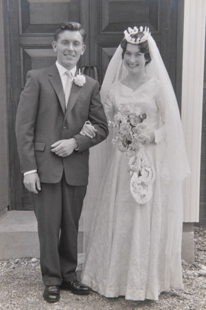 The couple married in 1960 after first meeting on a blind date arranged by Brian's sister Pat