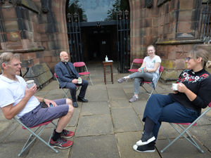 Supporting image for story: Wolverhampton church welcomes people for outdoor meetings