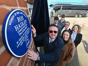 Supporting image for story: Life of trailblazing female coach company boss remembered with unveiling of commemorative blue plaque