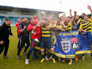Supporting image for story: Sky is the limit – Shifnal Town bosses after Senior Cup win seals treble success