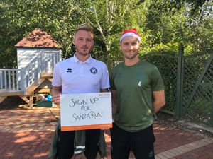 Supporting image for story: Walsall FC players call for people to join Acorns Santa Run