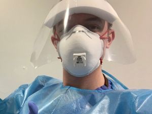 Supporting image for story: Shropshire college student helping frontline workers at Telford hospital