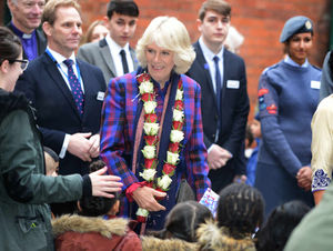 The Duchess of Cornwall, at the Royal School, Wolverhampton