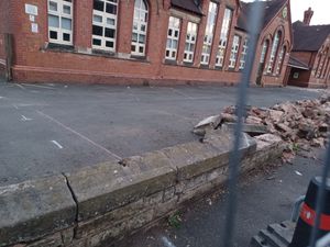 All that remains of the wall