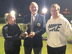 Supporting image for story: Burway boy Harry wins doubles with sister Camilla