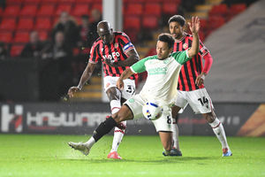 Action from Walsall's clash with Cambridge (Owen Russell)