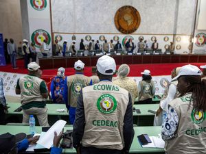 Supporting image for story: Three coup-hit West African nations formally leave Ecowas bloc